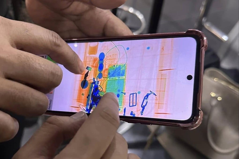 Screeners at Manila’s Ninoy Aquino International Airport claimed an X-ray scan had detected a bullet in passenger Ruth Adel’s carry-on suitcase. Photo: Facebook/ruth.adel