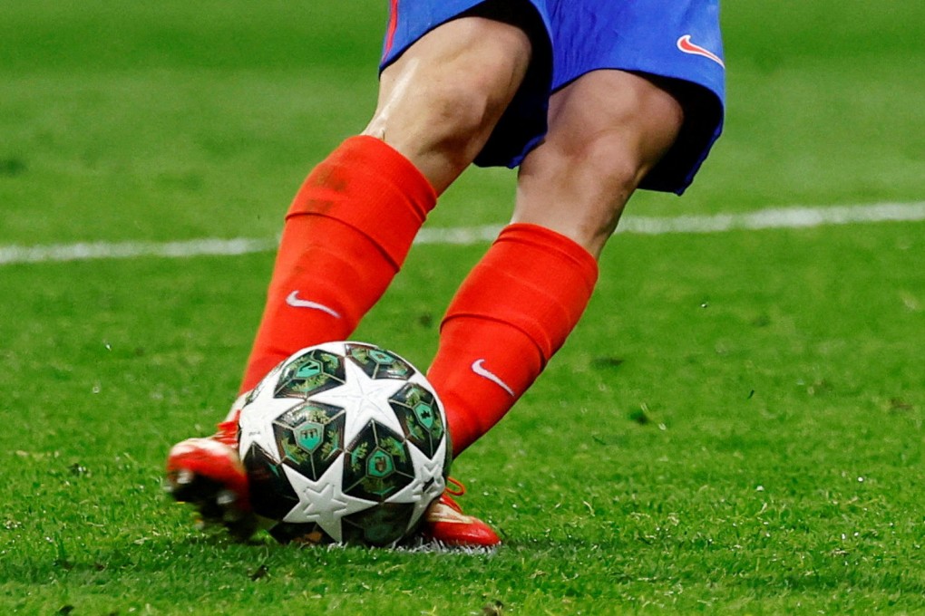 Atletico’s Julian Alvarez scores a penalty during the shoot-out that would be disallowed after a VAR review. Photo: Reuters