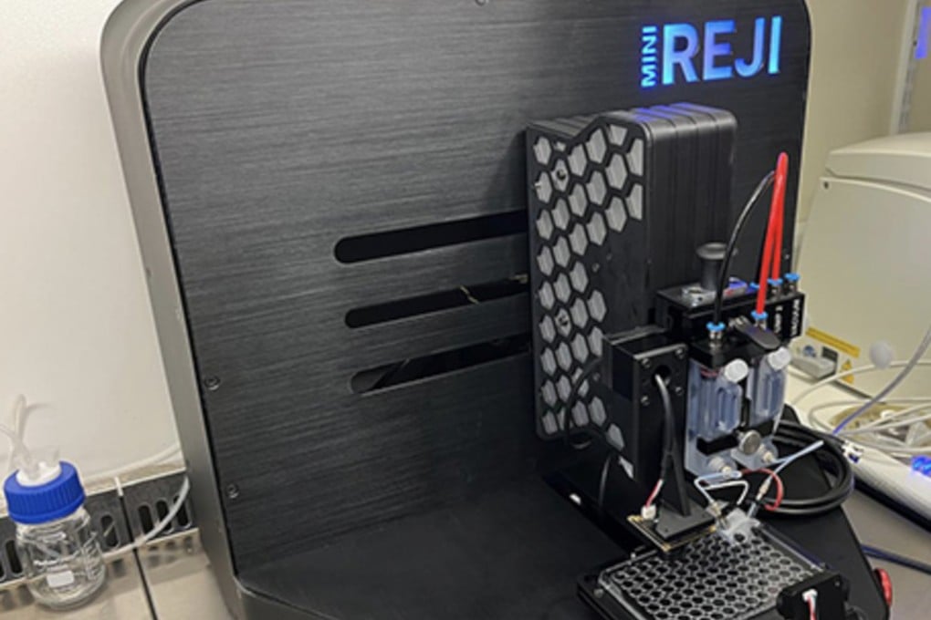 A 3D bioprinter created by researchers at Newcastle University in the UK produces humanlike tissue that could make drug testing more accurate and speed up research. Photo: New castle University