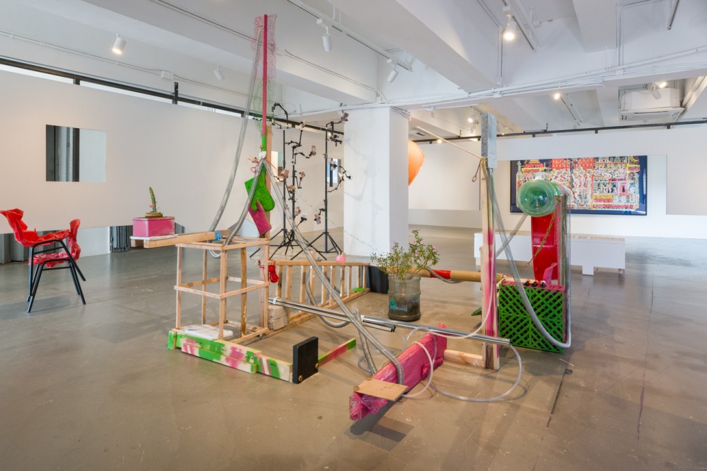 Installation view of “How to be Happy Together?” at Para Site, Hong Kong. Photo: Felix SC Wong