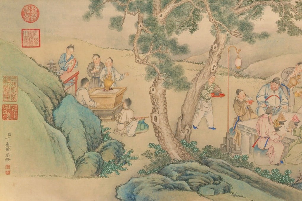 A Night Banquet at Peach and Plum Garden by Ding Guanpeng, from the Qing dynasty. Photo: The Palace Museum