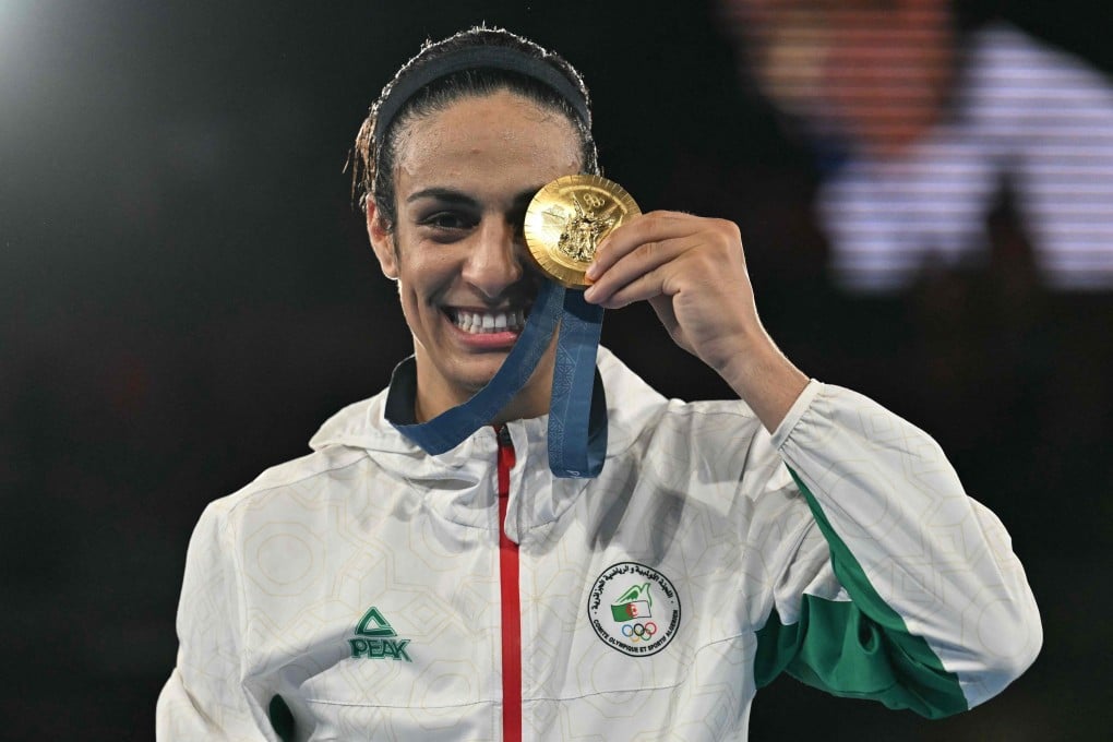Gold medallist boxer Algeria’s Imane Khelif. Photo: AFP