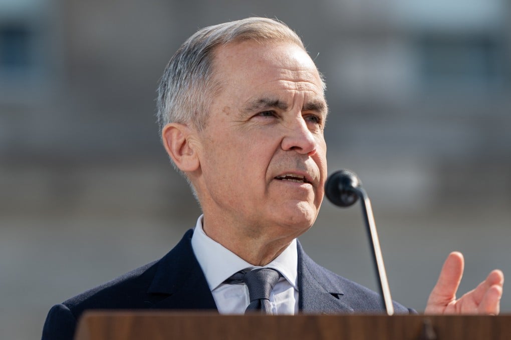Canadian Prime Minister Mark Carney speaks during a press conference after being sworn in at Rideau Hall in Ottawa on Friday. Photo: EPA-EFE