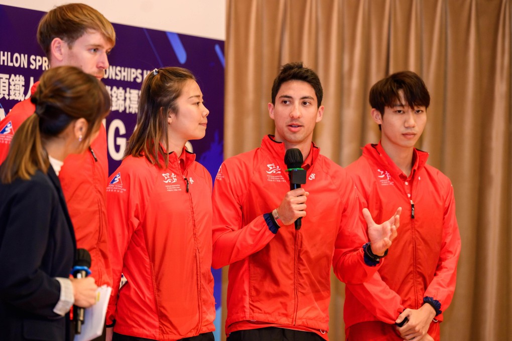 From left, Oscar Coggins, Hilda Choi, Jason Ng and Wong Tsz-to are all expected to feature at the Asia Sprint Championships on home soil next month. Photo: Handout