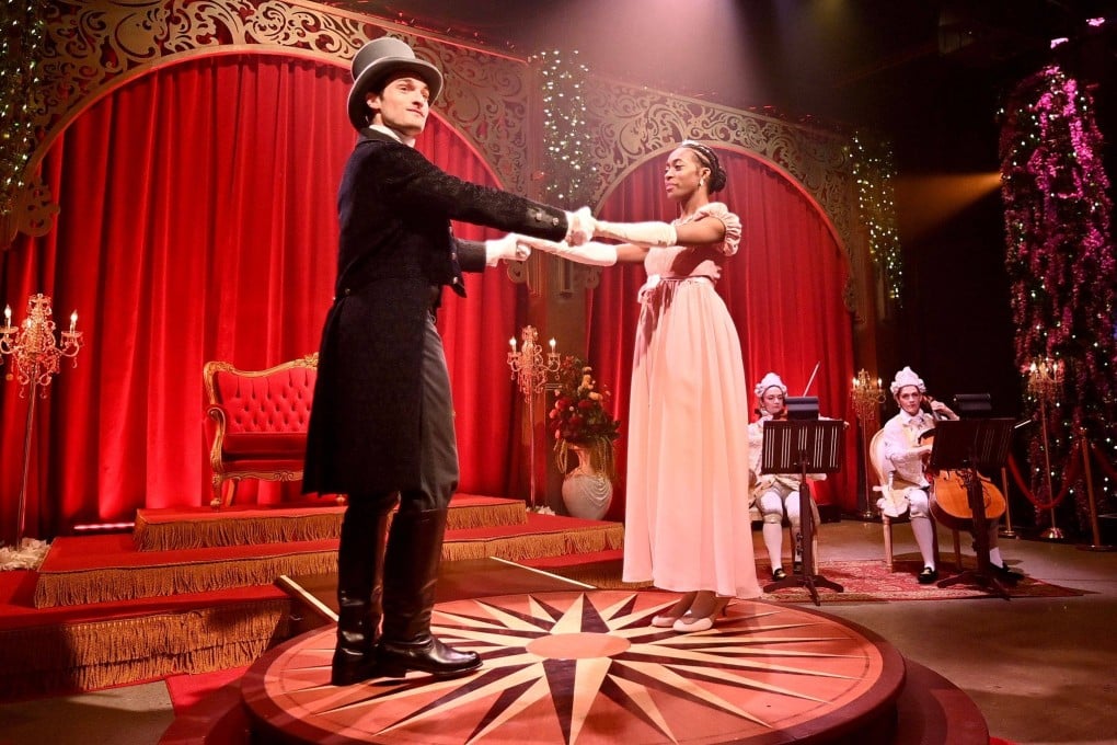 A view of the opening of The Queen’s Ball: A Bridgerton Experience in 2023 in New York. Entertainment companies like Netflix have moved into real-world attractions. Photo: Getty Images
