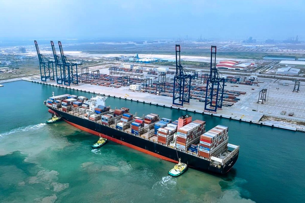 A container vessel docks at Lekki Port in Nigeria. According to a new study, China gains as much as US$13 in trade revenues for every dollar invested in African ports. Photo: Handout