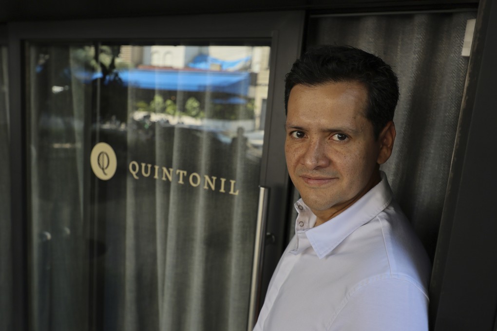Quintonil’s chef-owner Jorge Vallejo at his restaurant in Mexico City, where the dishes tell stories of Mexico’s heritage. Photo: AP