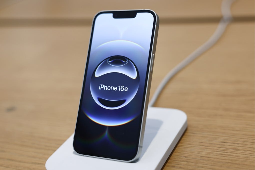 The iPhone 16e is Apple’s budget phone. It lacks a number of features found on the regular iPhone16 but costs at least US$200 less. Photo: NurPhoto via Getty Images