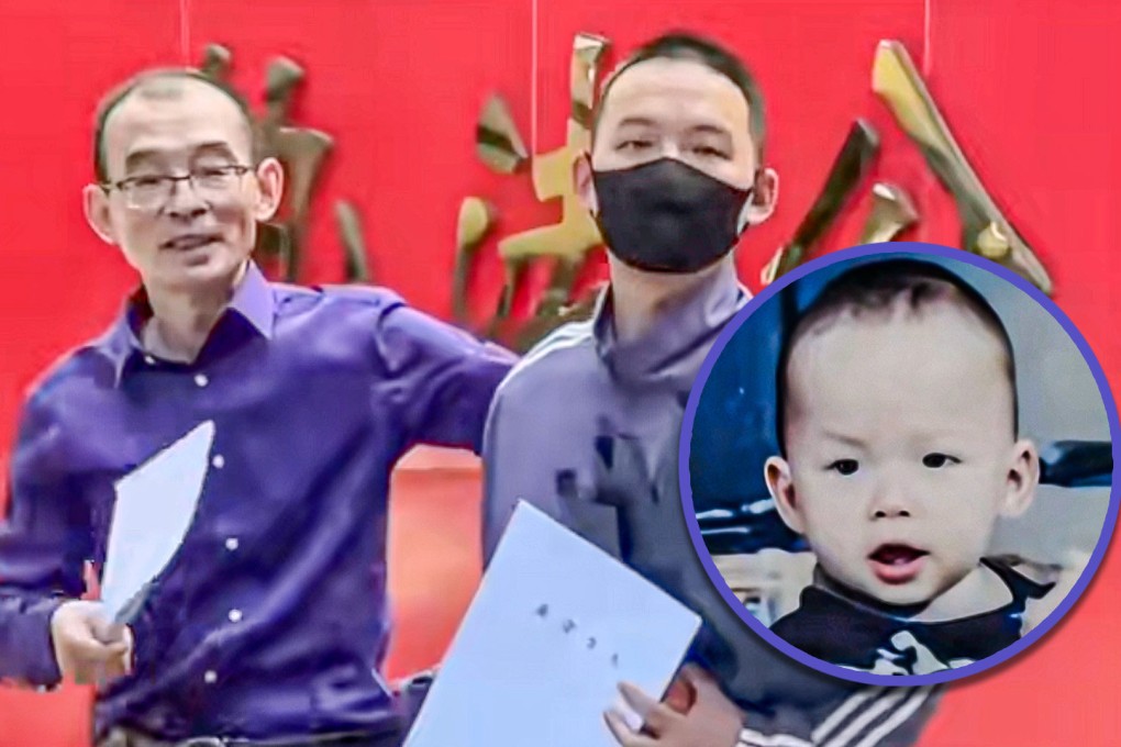 After 24 years apart, a father and son in China reunited, allowing the father to finally lead a normal life. Photo: SCMP composite/Douyin