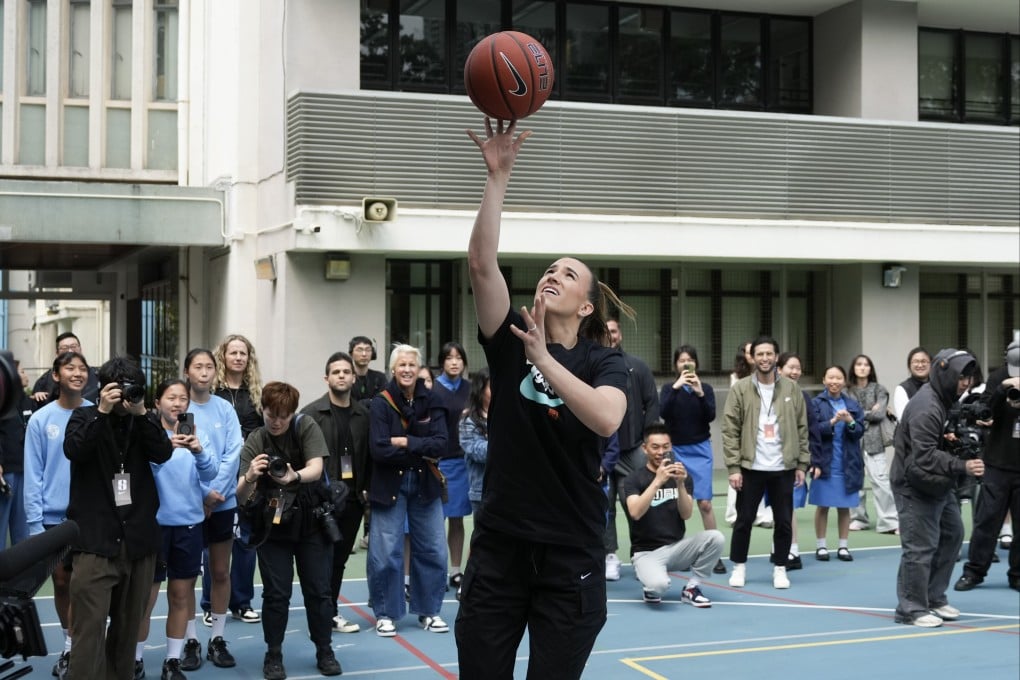 Sabrina Ionescu said her goal was to win another title but acknowledged it would be harder to win. Photo: Eugene Lee