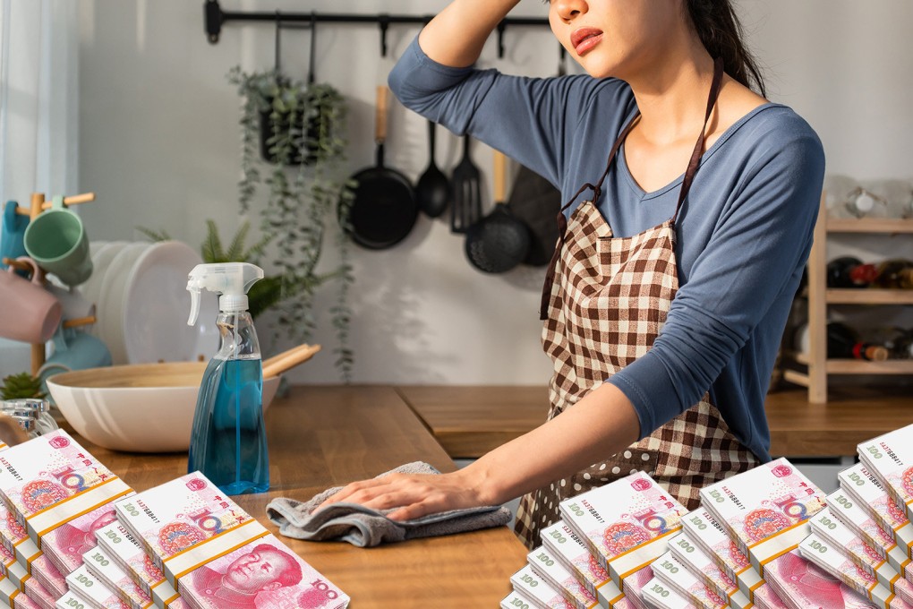 A divorce court in China has awarded a woman five times as much as the US$6,800 she initially sought for all the household chores she did while with her ex-husband. Photo: SCMP composite/Shutterstock