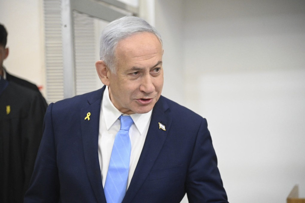 Israel’s Prime Minister Benjamin Netanyahu in Tel Aviv, Israel. Photo: Pool Photo via AP