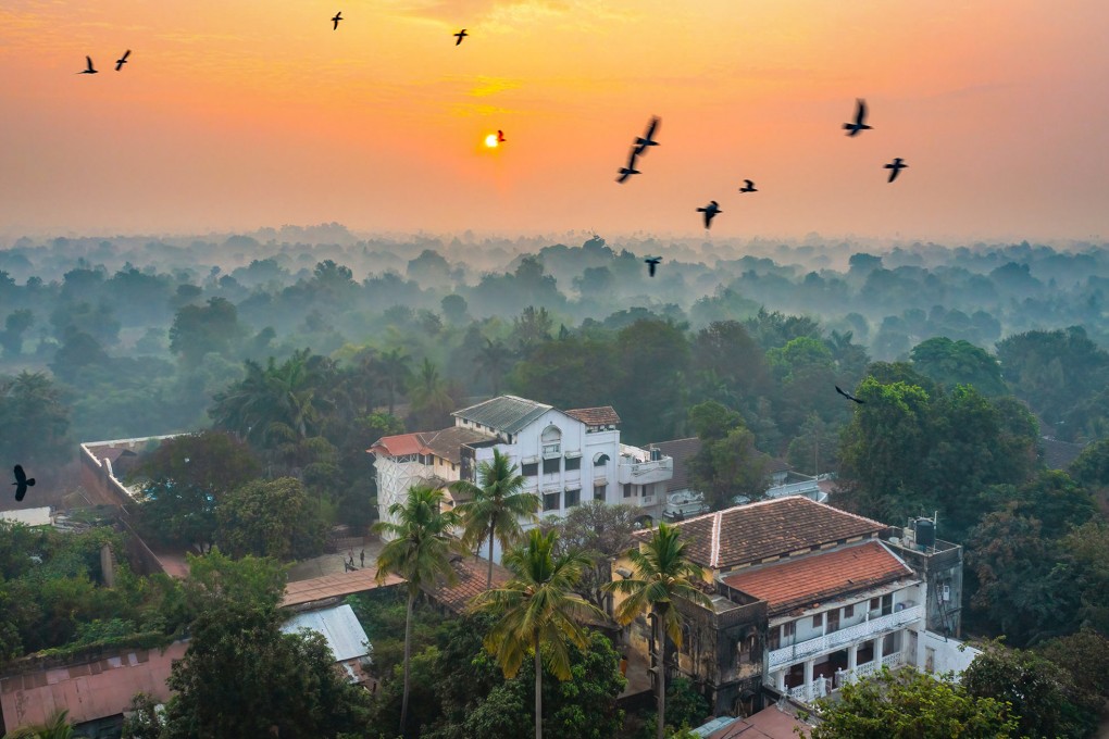 Jambughoda Palace in Gujarat, India, is located next to a wildlife sanctuary. Photo: Jambughoda Palace