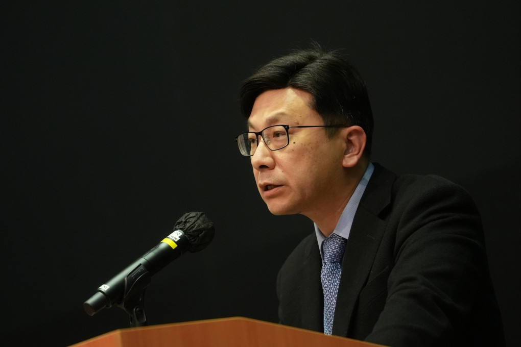 Chris Sun Yuk-Han, Hong Kong secretary for labour and welfare, is pursuing global talent to attract them to the city. File photo: Sun Yeung
