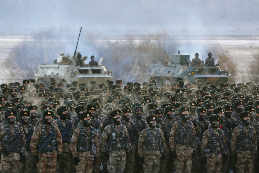 China aims to have a “world-class” military by 2050. Photo: AFP
