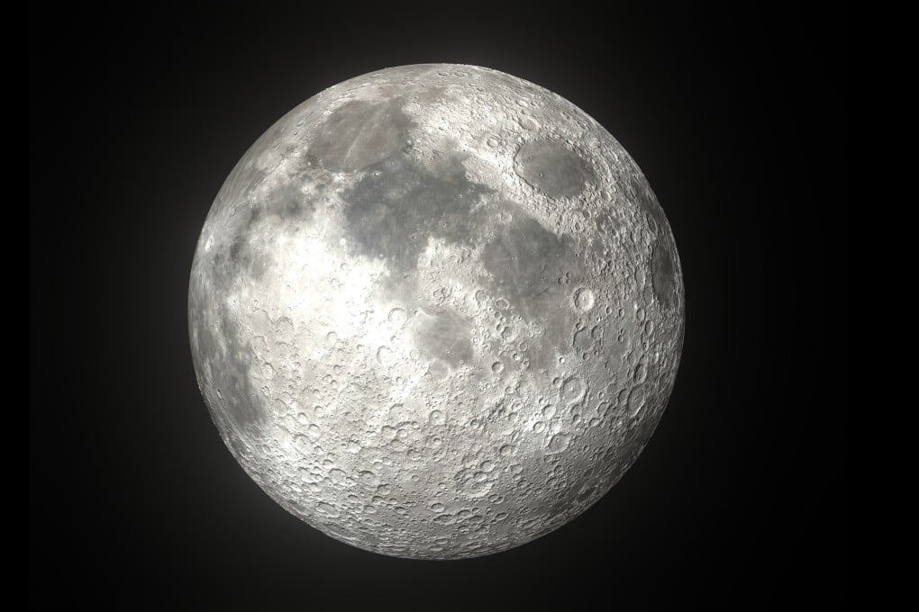 China has proposed building a radio telescope on the moon although finding a large, flat surface in the rugged terrain of the lunar south pole is a challenge. Photo: Shutterstock Images