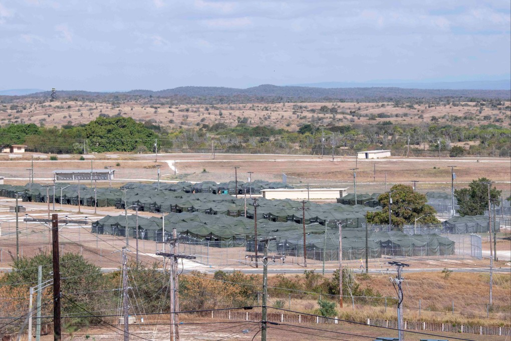 Holding tents for detained migrants at the United States’ Naval Station Guantanamo Bay, Cuba. Photo: US Navy via Reuters