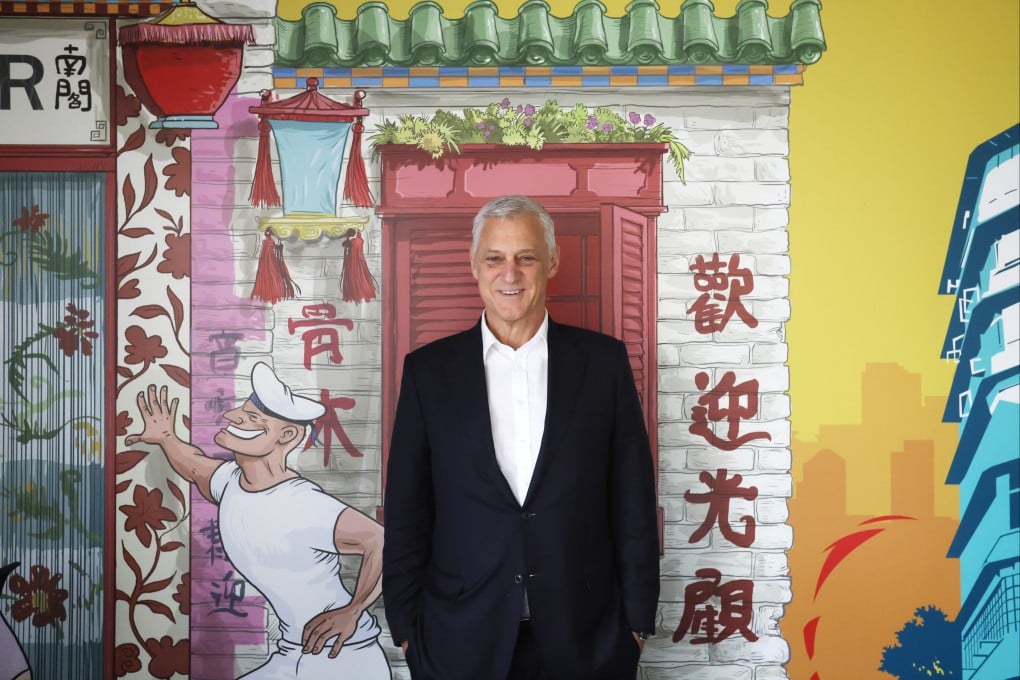 Standard Chartered CEO Bill Winters, at SCMP office in Causeway Bay on 17 March 2025. Photo: Jonathan Wong