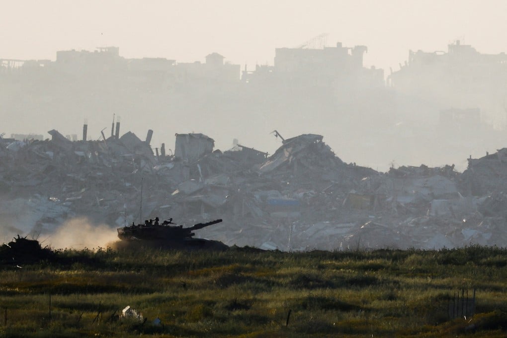 An Israeli tank inside Gaza on Wednesday. Photo: Reuters