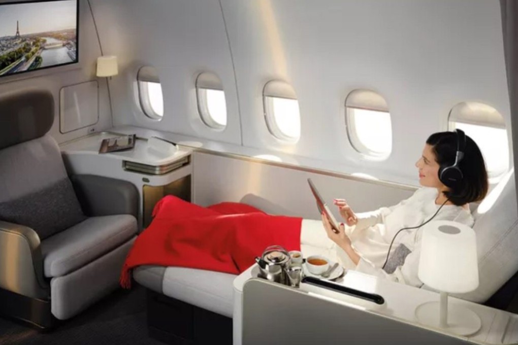 A La Première suite on board an Air France plane. Air France is hoping its new first-class suites can draw business and luxury leisure travellers away from rival carriers and private jets. Photo: courtesy of Air France