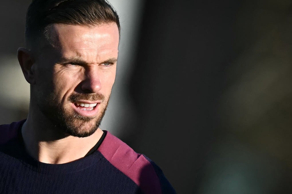 England’s midfielder Jordan Henderson was a surprise recall by new manager Thomas Tuchel. Photo: AFP