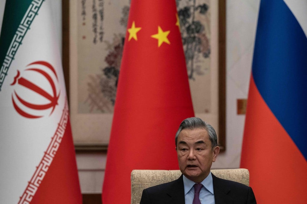China’s Foreign Minister Wang Yi hosts the trilateral meeting with Iran and Russia on March 14, which Beijing hopes will restart long-stalled negotiations on Tehran’s nuclear programme. Photo: AFP