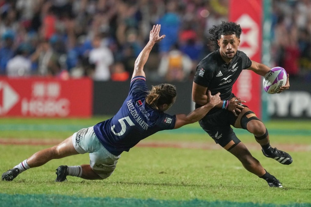 The New Zealand vs France men’s final of the Hong Kong Sevens 2024, the last time the event was to be held at Hong Kong Stadium before moving to its new home at Kai Tak. Photo: Elson Li