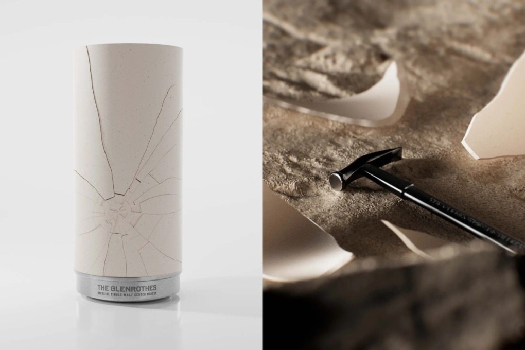 The 51 is The Glenrothes’ oldest, rarest whisky. Selling for US$48,000 a bottle, it comes encased in stone you’ll need to hammer to open it, a gimmick that encourages buyers to drink the contents rather than hold on to the bottle to resell. Photo: The Glenrothes