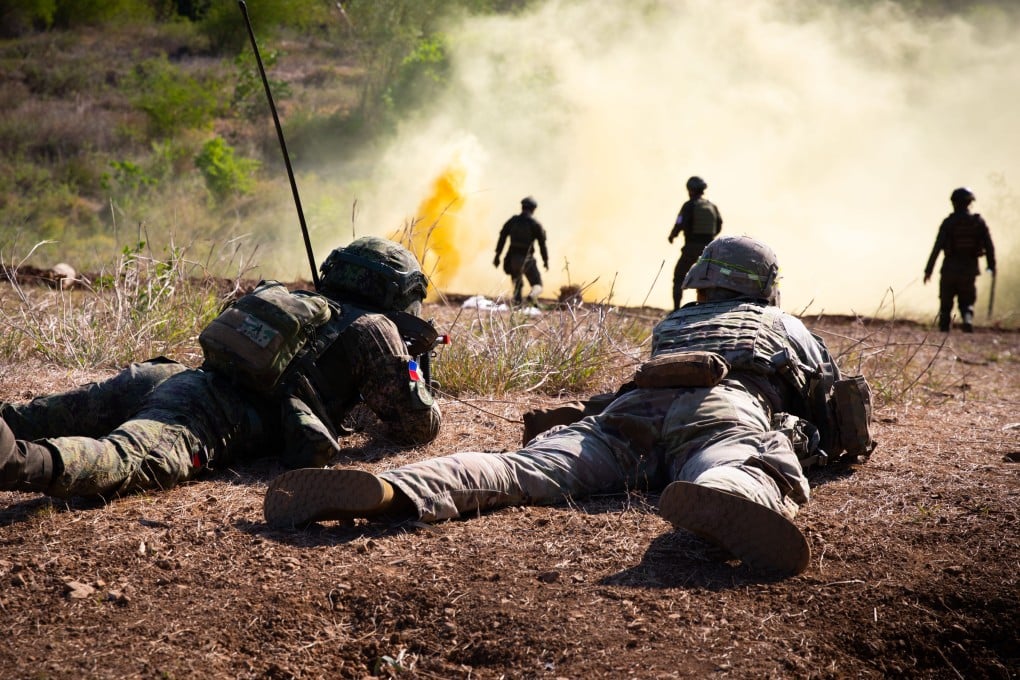 US and Philippine troops conduct battle drills at Fort Magsaysay during last year’s Balikatan drills. Photo: US Army
