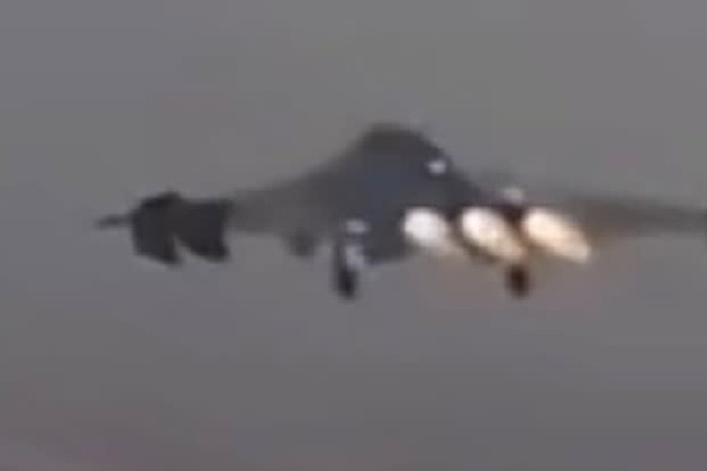 China’s sixth-generation stealth fighter has been spotted on another test run. Photo: Weibo/第一军情