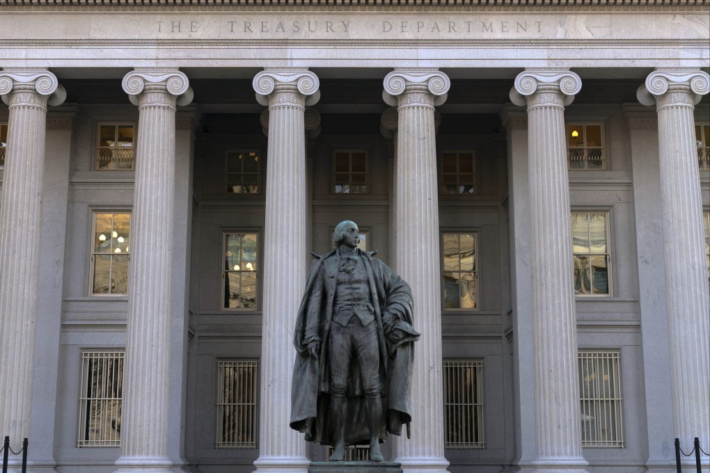 The US Treasury Department building in Washington. Photo: AP