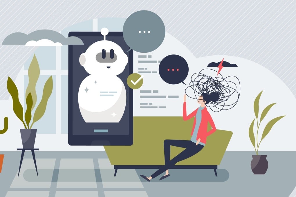Artificial intelligence chatbots have become a first line of defence for a generation struggling with their mental health. Photo: Shutterstock