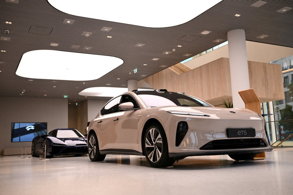 A Nio ET5 in Berlin. Photo: Reuters