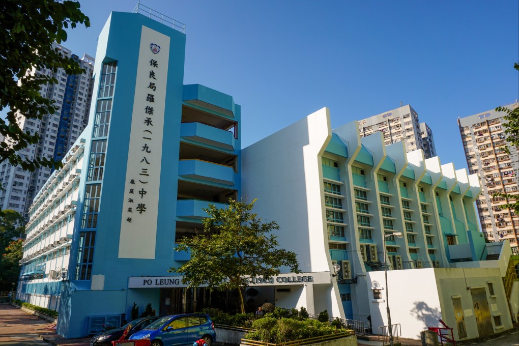 Po Leung Kuk Lo Kit Sing (1983) College has said that some students and teachers started vomiting and developing fevers on Friday evening. Photo: Handout