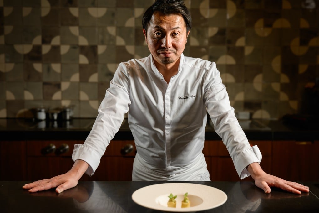 After closing his Michelin-star restaurant Takumi in Hong Kong, chef Daisuke Mori is bringing his skills to private club Carlyle & Co. He says there are no rules when it comes to the food there. Photo: Carlyle & Co