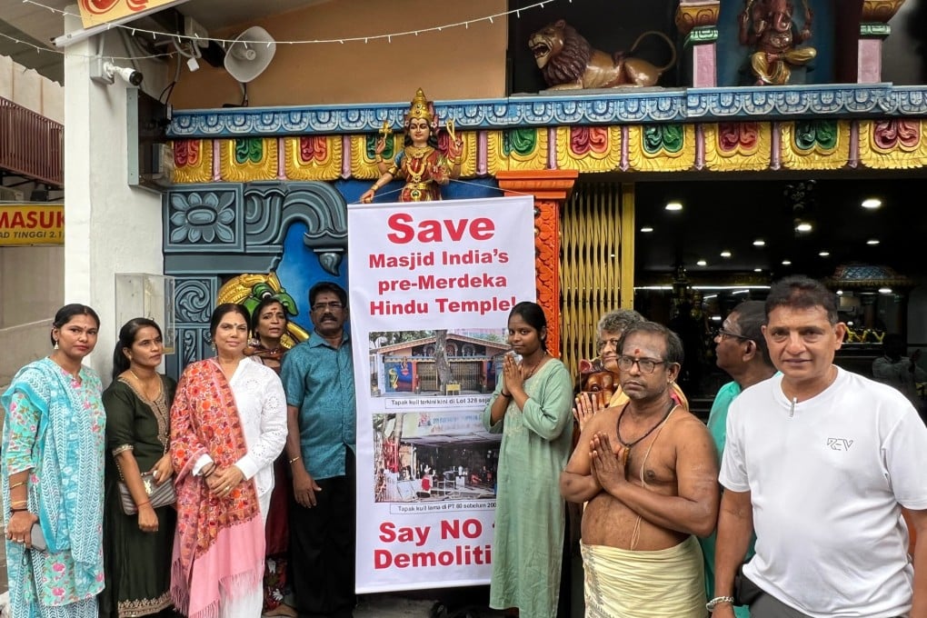 Dewi Sri Pathrakaliamman devotees are hoping to save the temple in central Kuala Lumpur from eviction. Photo: Facebook/Tang Ah Chai