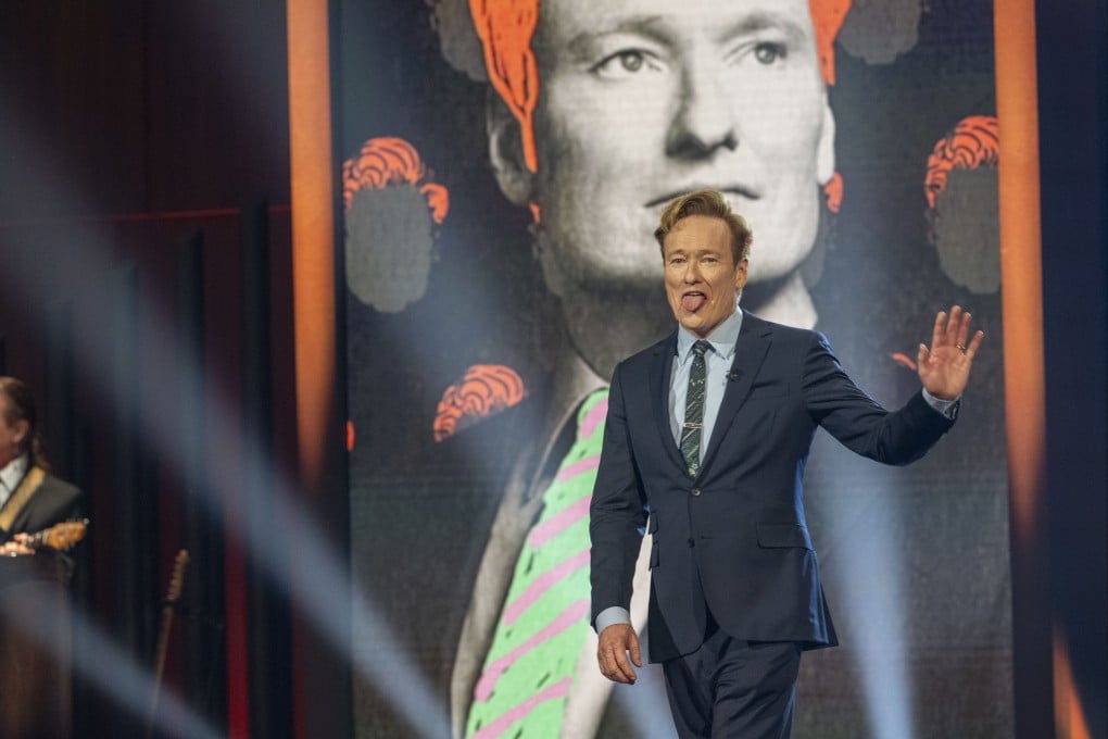 Comedian Conan O’Brien on Sunday. Photo: AP