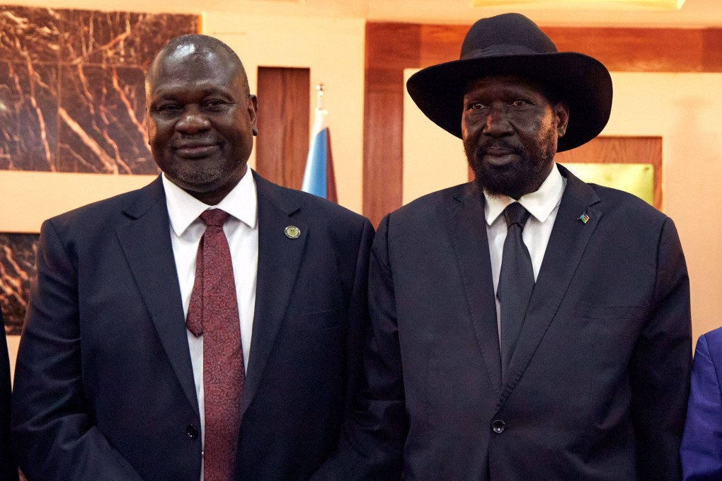 There are tensions between South Sudanese President Salva Kiir and Vice-President Riek Machar. File photo: AFP