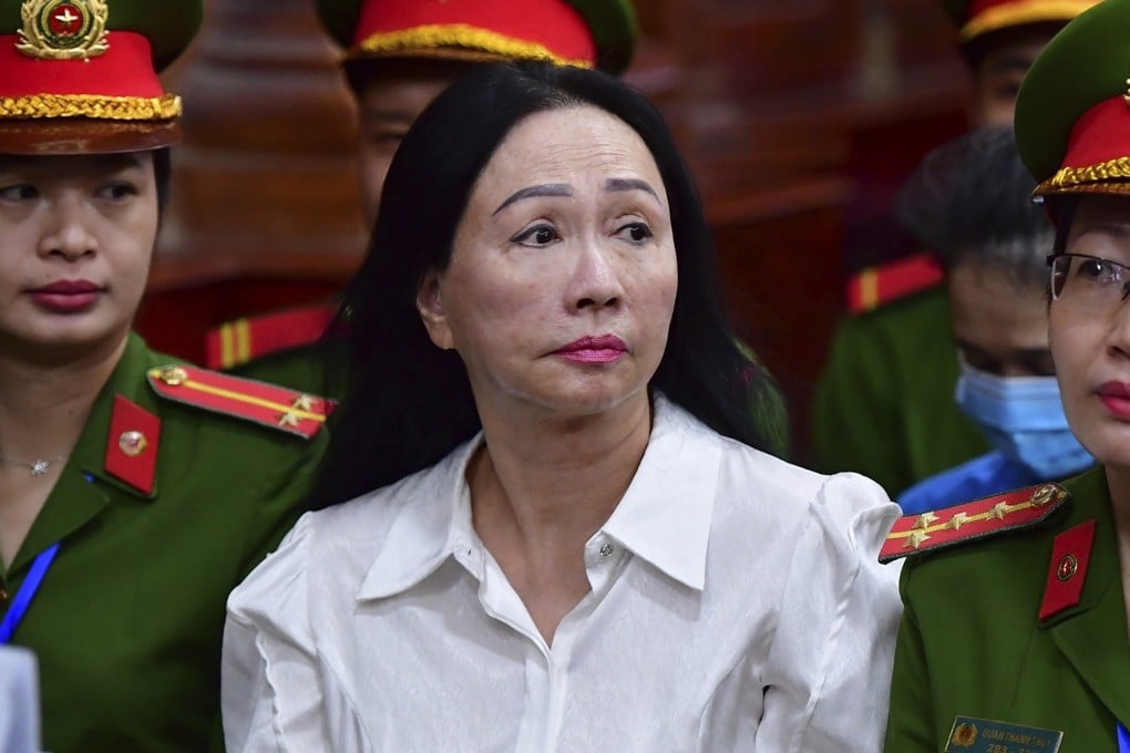 Truong My Lan attends trial at a court in Ho Chi Minh City, Vietnam, in April last year. Photo: VnExpress via AP
