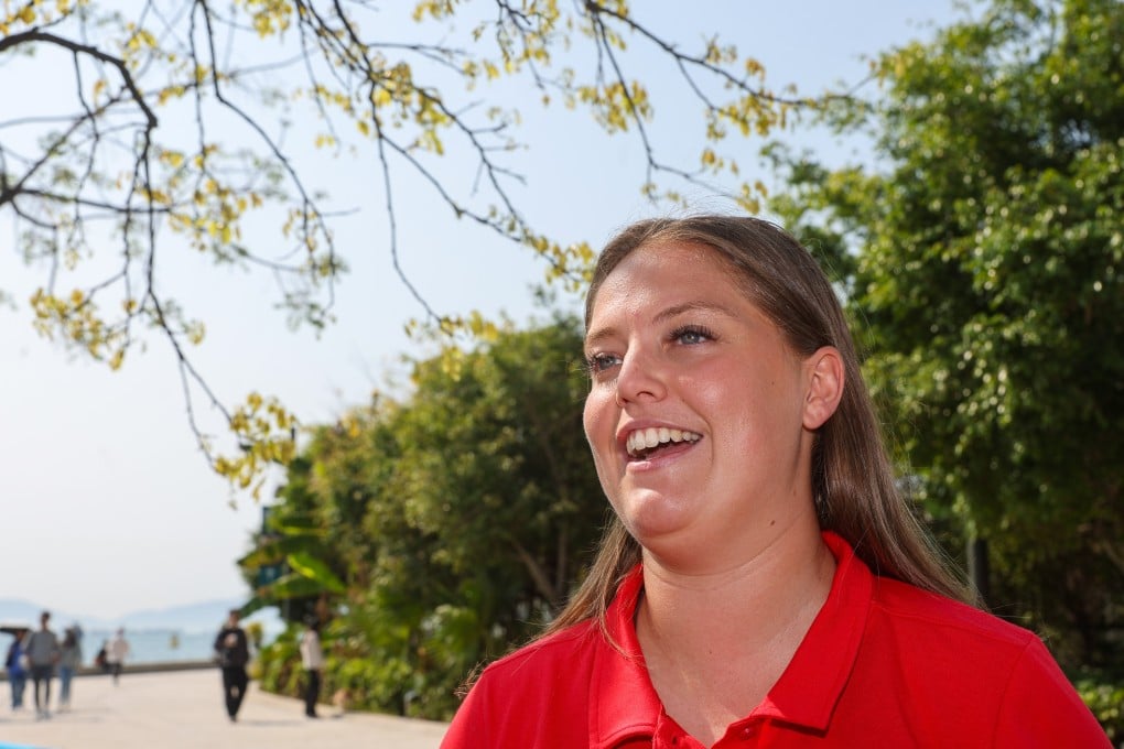 Hong Kong Sevens women’s Jamie Bourk was overcome with emotion at finding out she was included in the Hong Kong Sevens squad. Photo: Edmond So