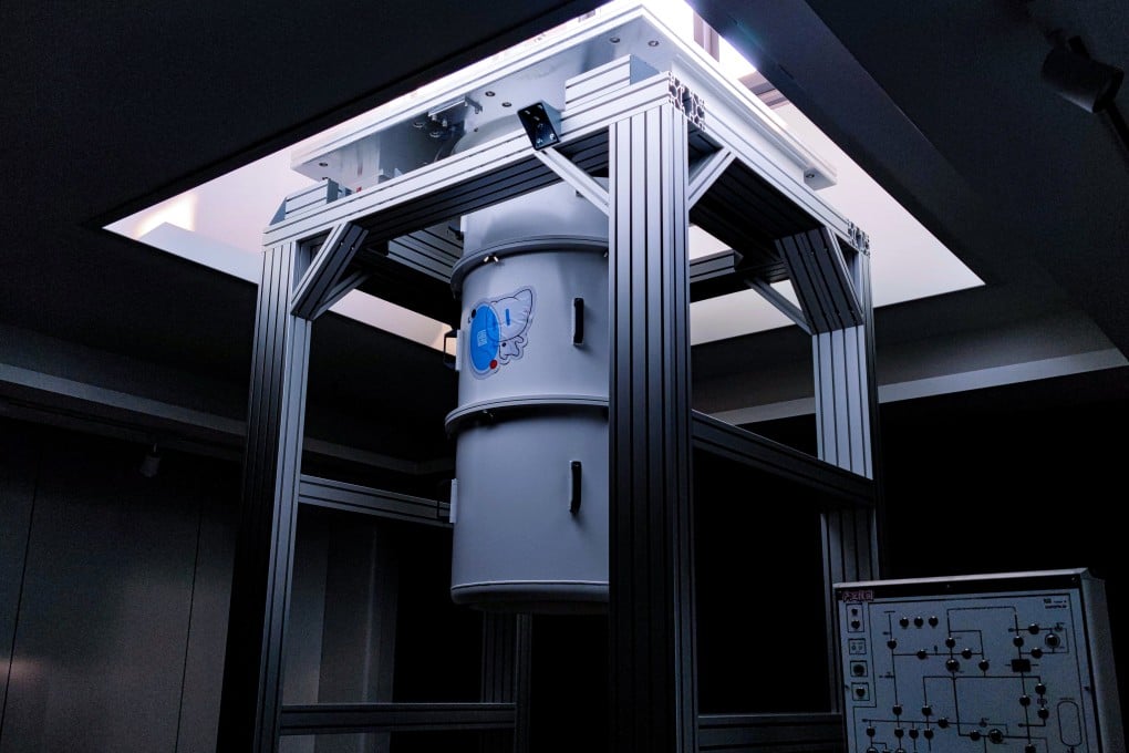 The Zuchongzhi 3.0 processor features 105 qubits, the highest count achieved so far in superconducting quantum devices. Photo: Handout