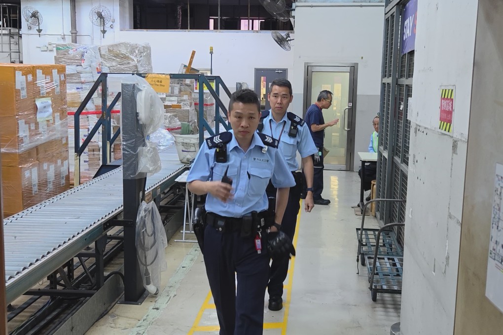 The logistics company contacted police after discovering the 10 reptiles during an X-ray. Photo: Handout