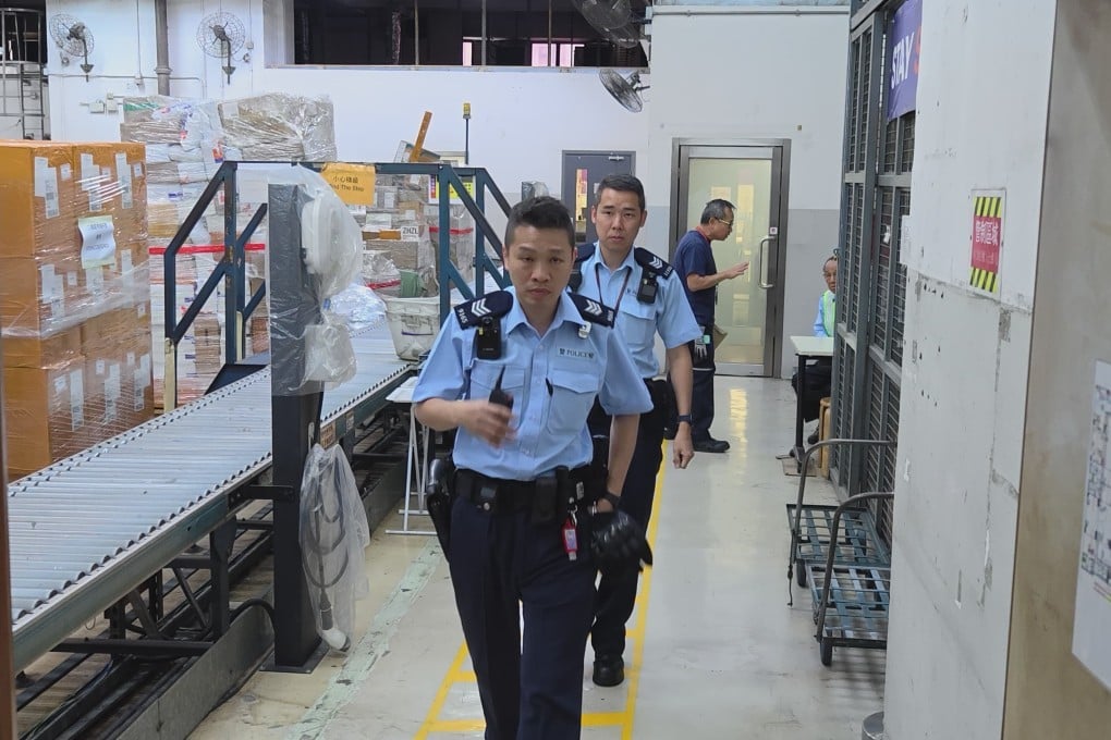 The logistics company contacted police after discovering the 10 reptiles during an X-ray. Photo: Handout