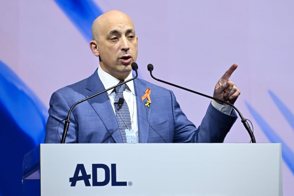 Jonathan Greenblatt speaks onstage ADL’s Never Is Now summit at Javits Center on March 3, 2025 in New York City. Photo: Getty Images for Anti-Defamation League