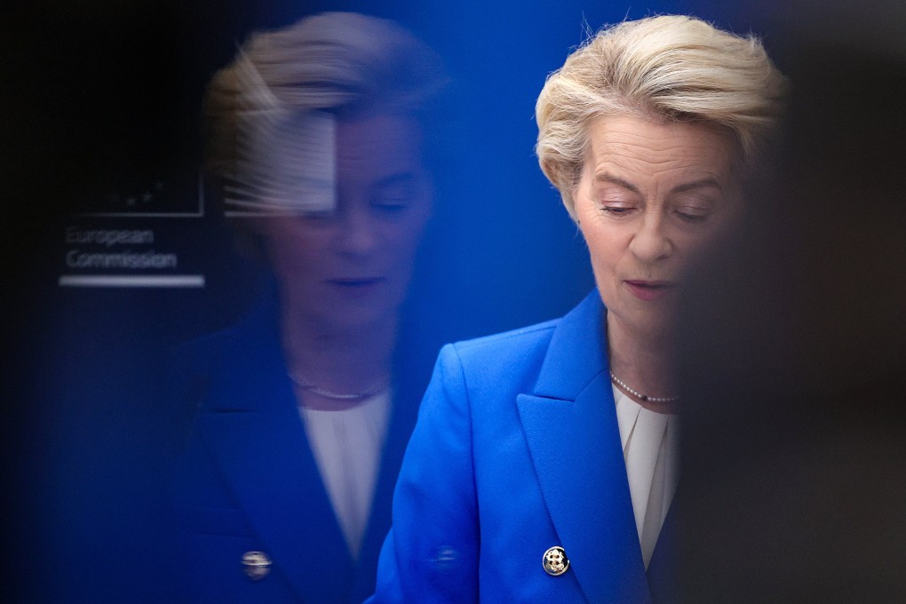 European Commission President Ursula von der Leyen holds a press conference on a defence package aimed at securing Ukraine and Europe, in Brussels, Belgium, on March 4. Photo: EPA-EFE