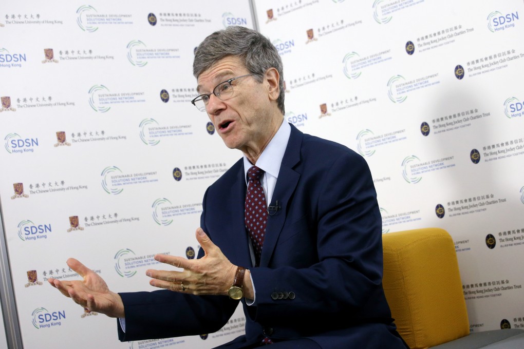 Columbia University economics professor Jeffrey Sachs has come out strong against claims China is deliberately cultivating industrial overcapacity. Photo: David Wong