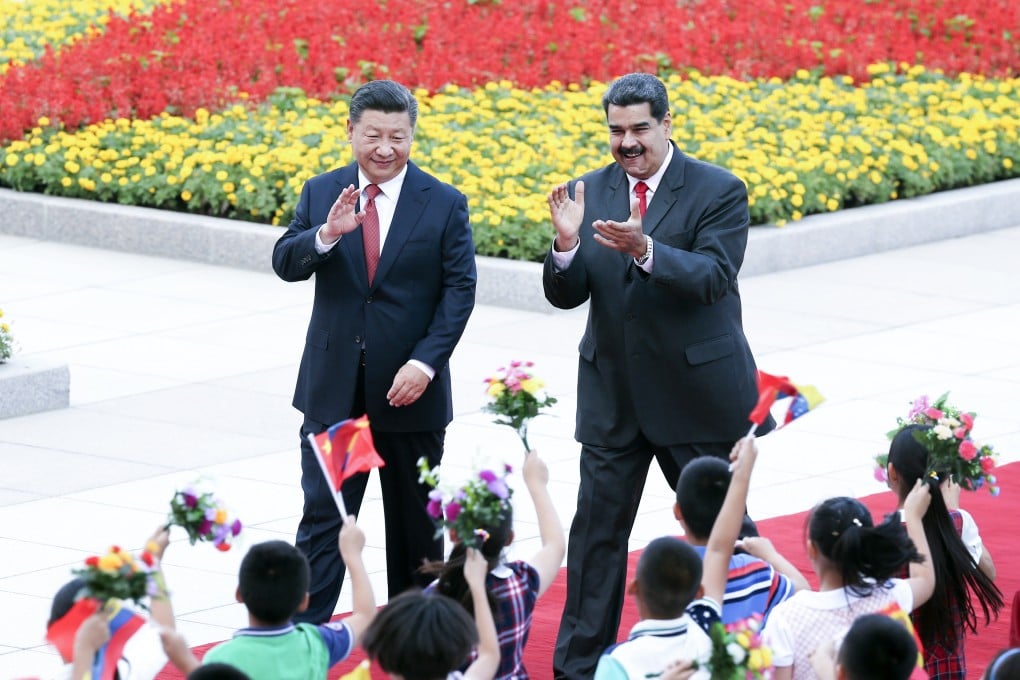 President Xi Jinping holds a welcome ceremony for his Venezuelan counterpart Nicolas Maduro in Beijing. Venezuela is a key Chinese ally in the Americas. Photo: Xinhua
