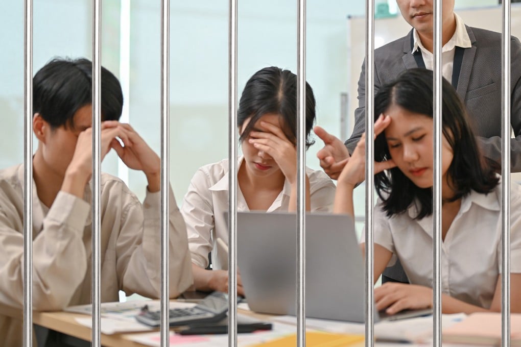 A company in China has come under fire for its “prison-style” workplace rules. Photo: SCMP composite/Shutterstock