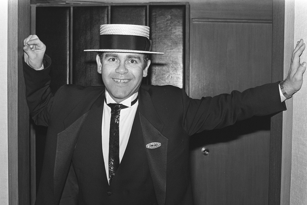 Elton John pictured at The Peninsula Hong Kong in 1983. Photo: SCMP Archives