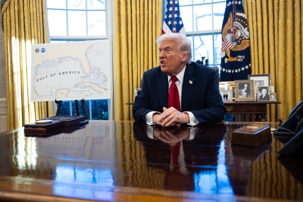 US President Donald Trump delivers remarks on auto tariffs and other topics in the Oval Office at the White House in Washington on March 26. Photo: EPA-EFE